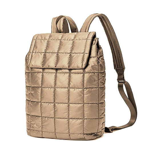 Quilted Nylon Backpack