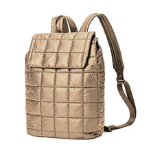 Load image into Gallery viewer, Quilted Nylon Backpack