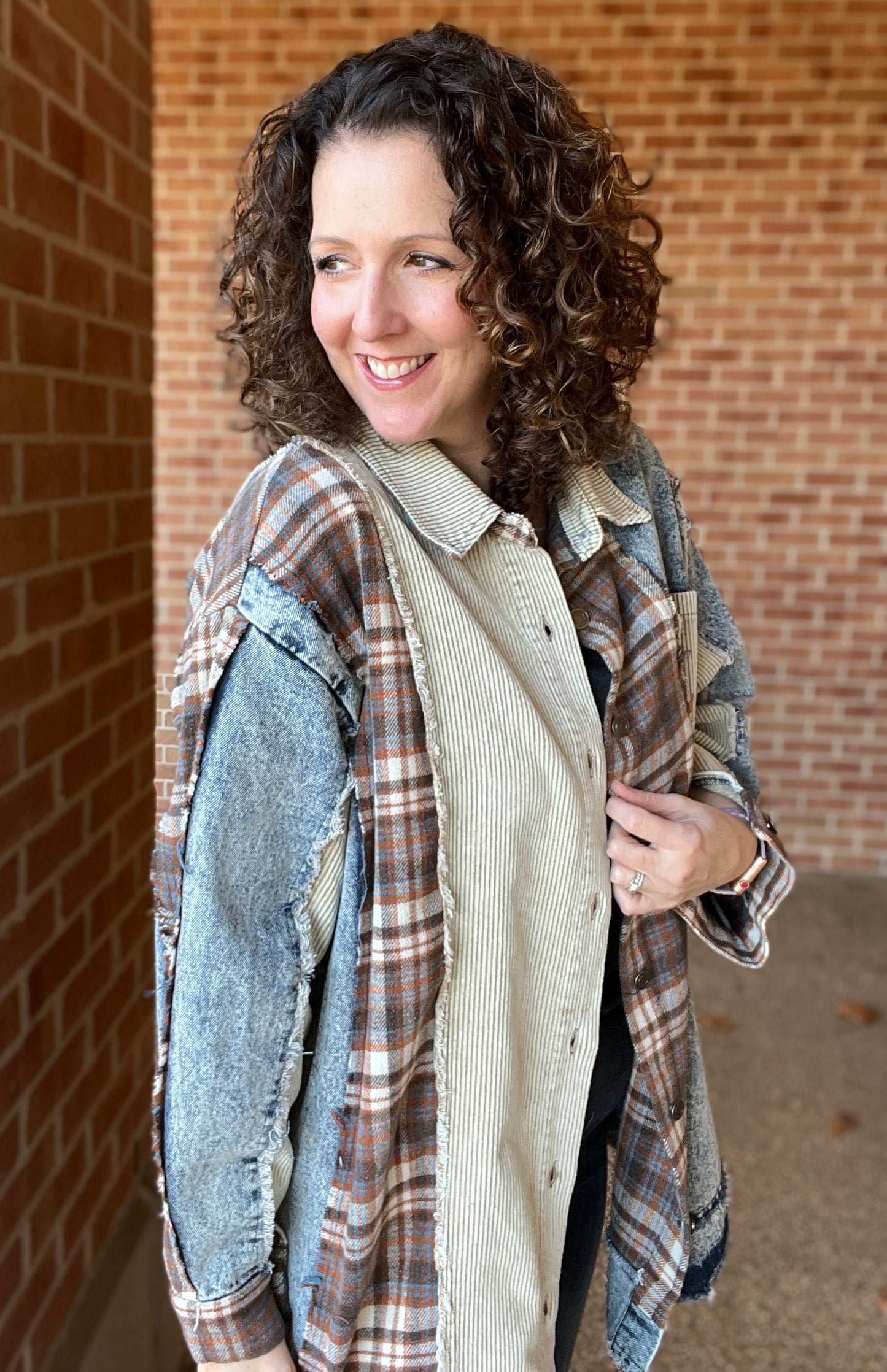 Flannel, Corduroy, and Denim Shacket