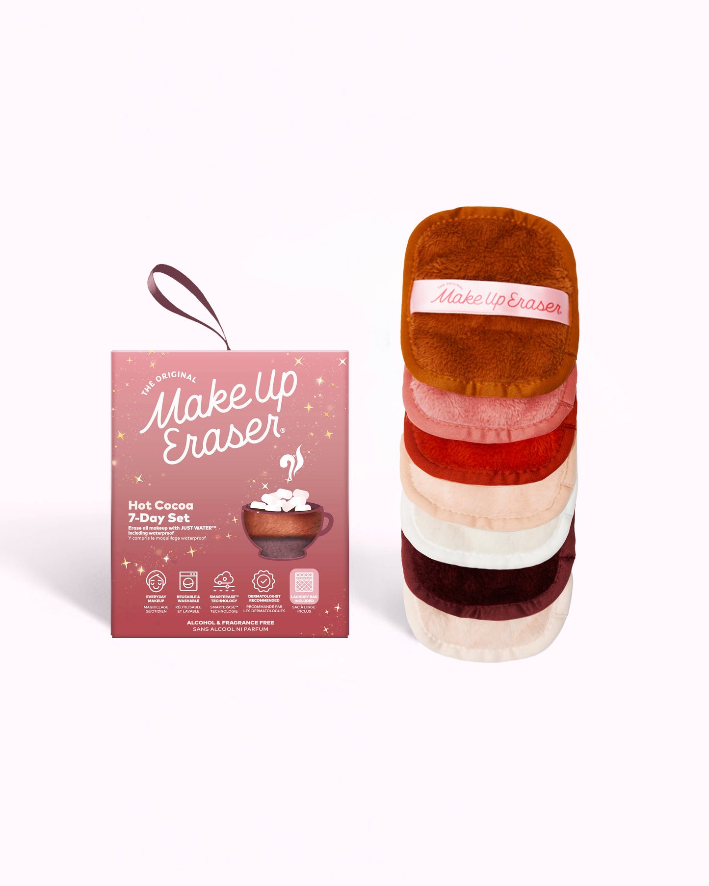 Hot Cocoa 7-Day MakeUp Eraser Set