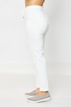 Load image into Gallery viewer, JUDY BLUE Cuffed White Jogger Jeans