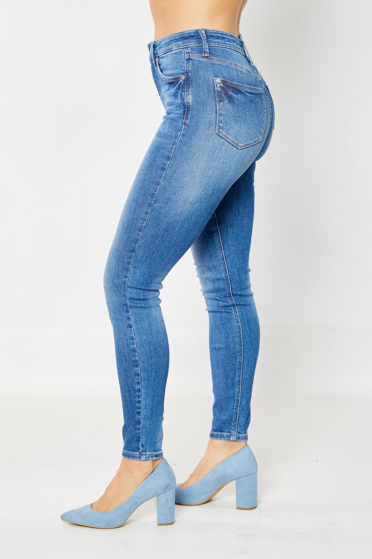 JUDY BLUE High Waist Tummy Control Classic Skinny Jeans