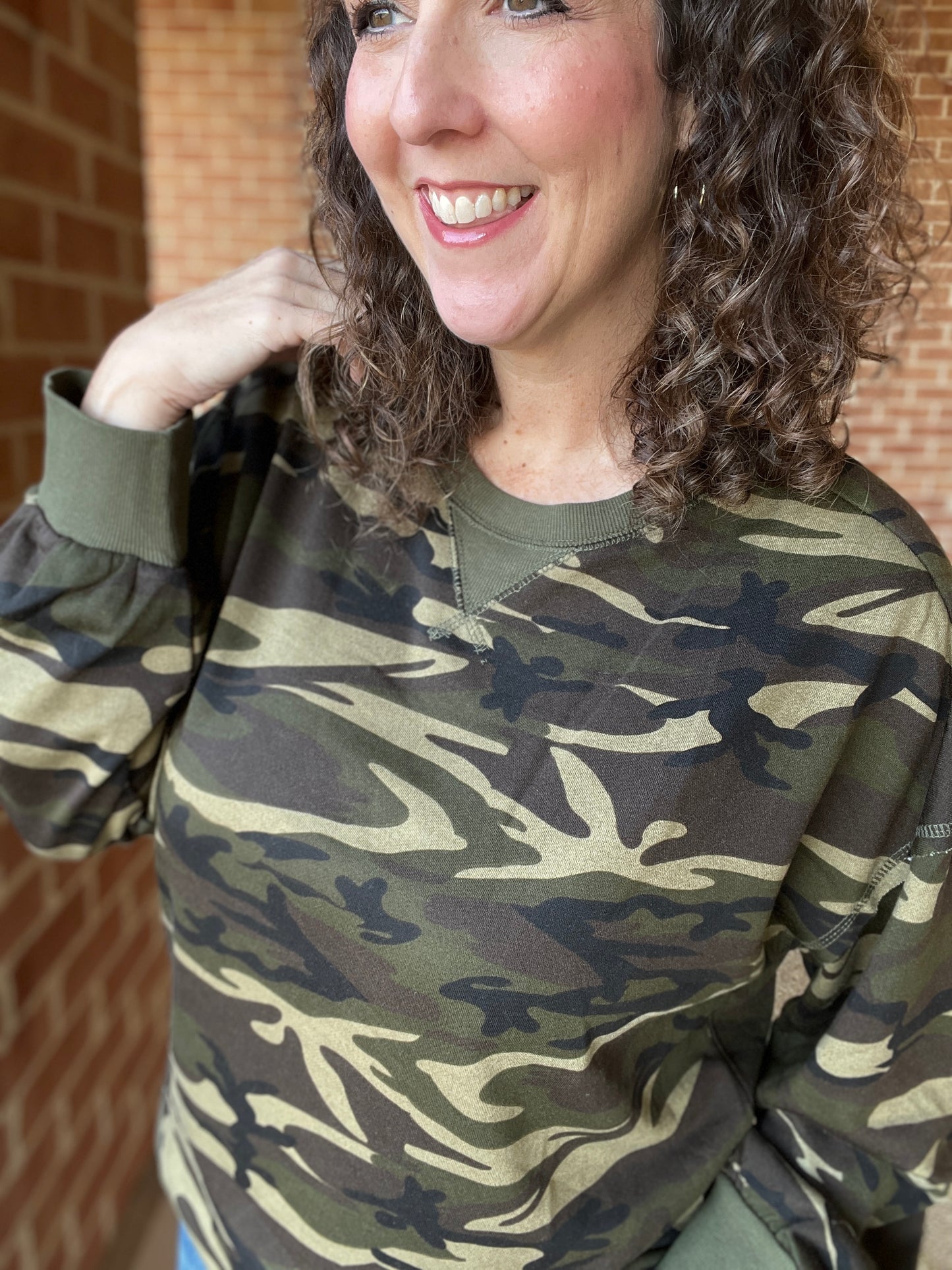 Printed Knit Pullover