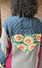 Load image into Gallery viewer, Sunflower Quilted and Patched Jacket