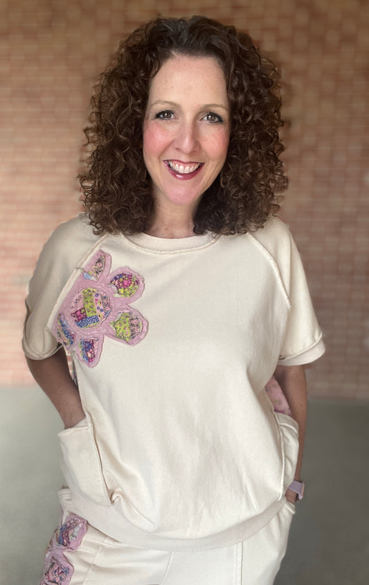 Flower Patch Top with Pockets