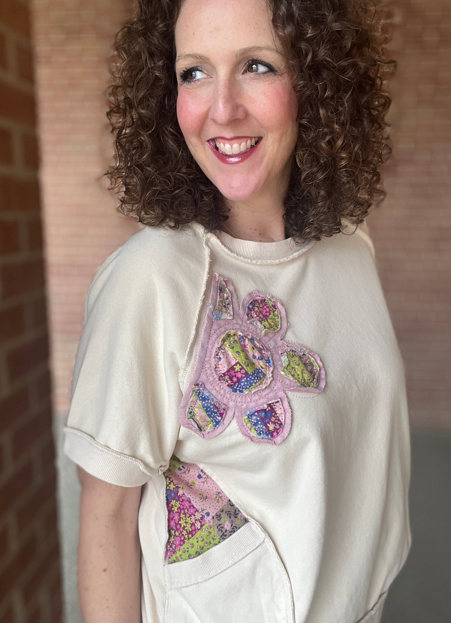 Flower Patch Top with Pockets
