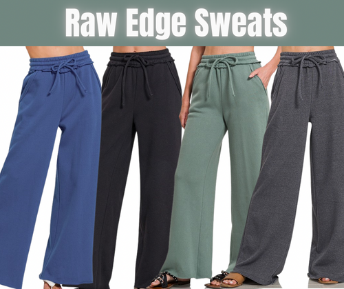 Fleece Wide Leg Sweatpants