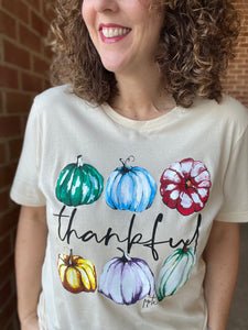THANKFUL PAINTED PUMPKINS Graphic Tee