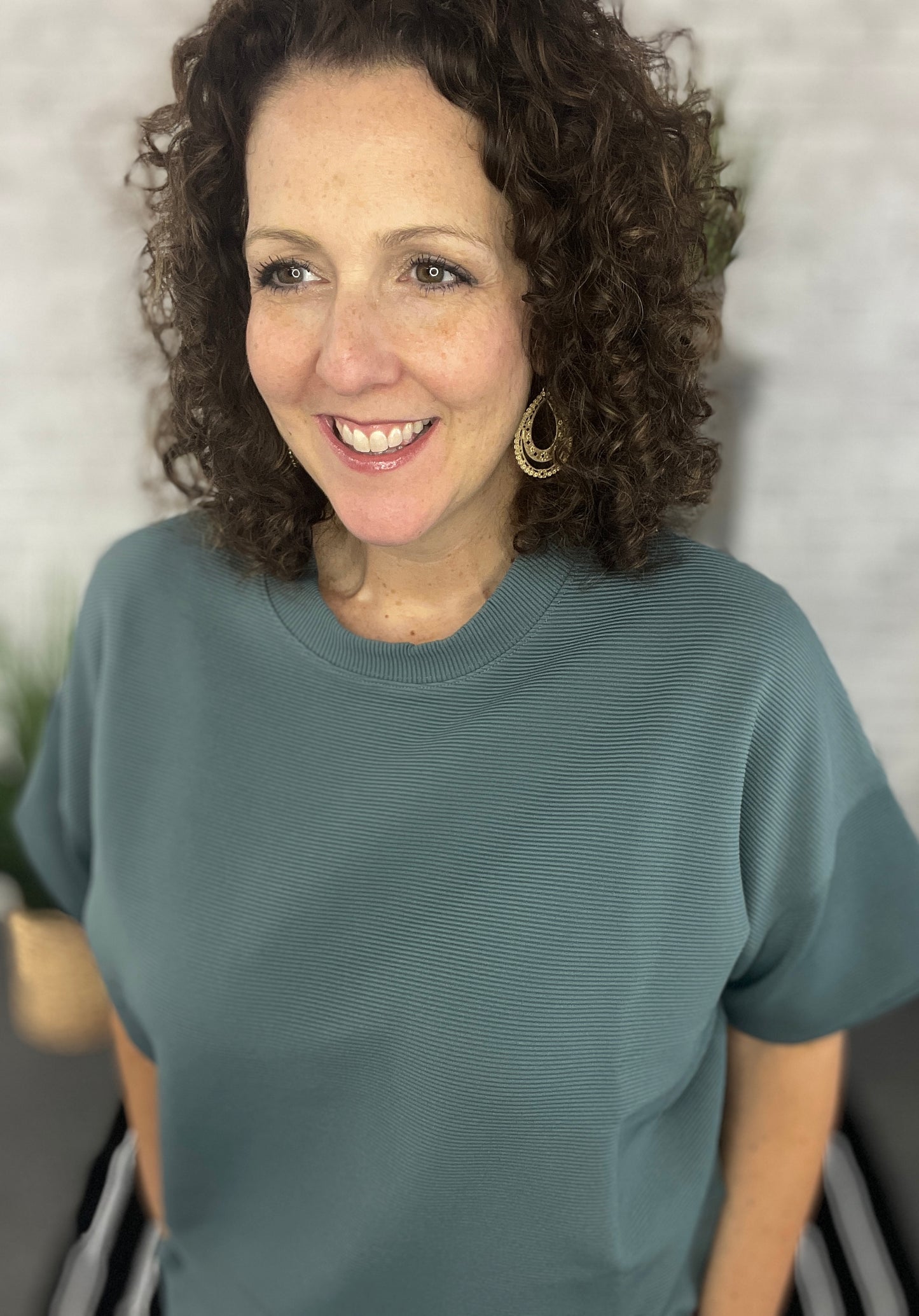 Chic Ribbed Top and Shorts Set