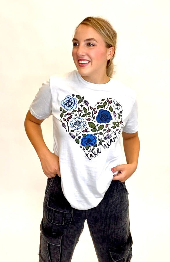 TAKE HEART Graphic Tee