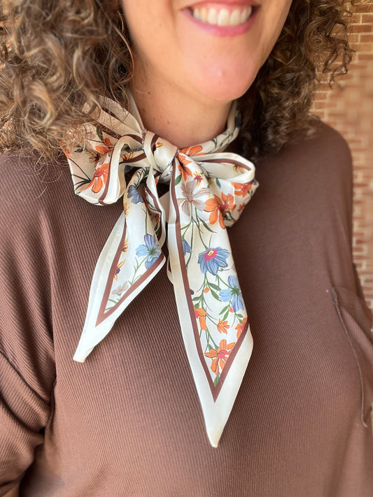 Fall Floral Scarf