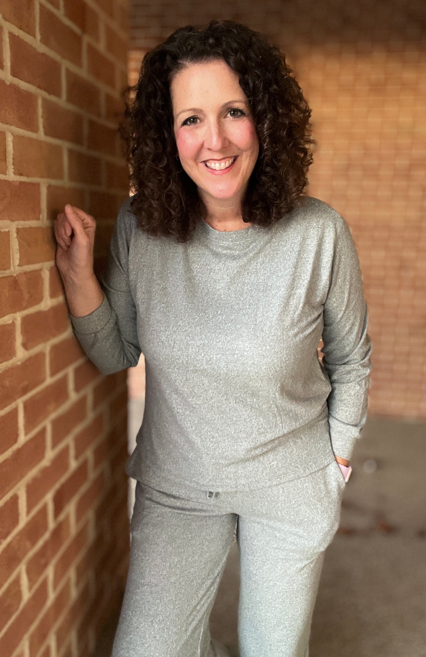 Brushed Melange Jogger Set