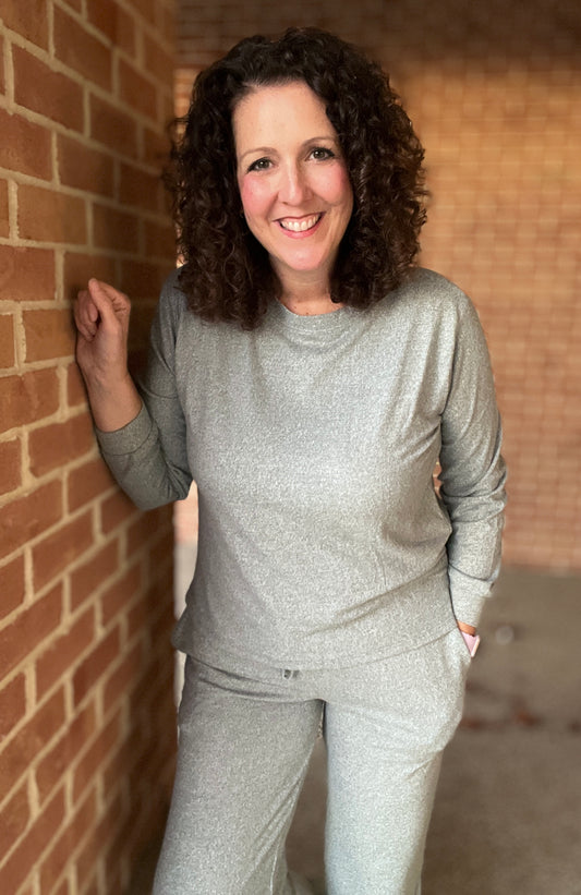 Brushed Melange Jogger Set