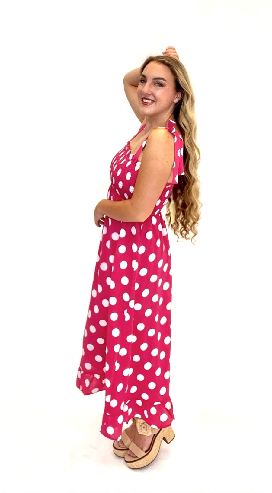 Hottie Dottie Print Dress