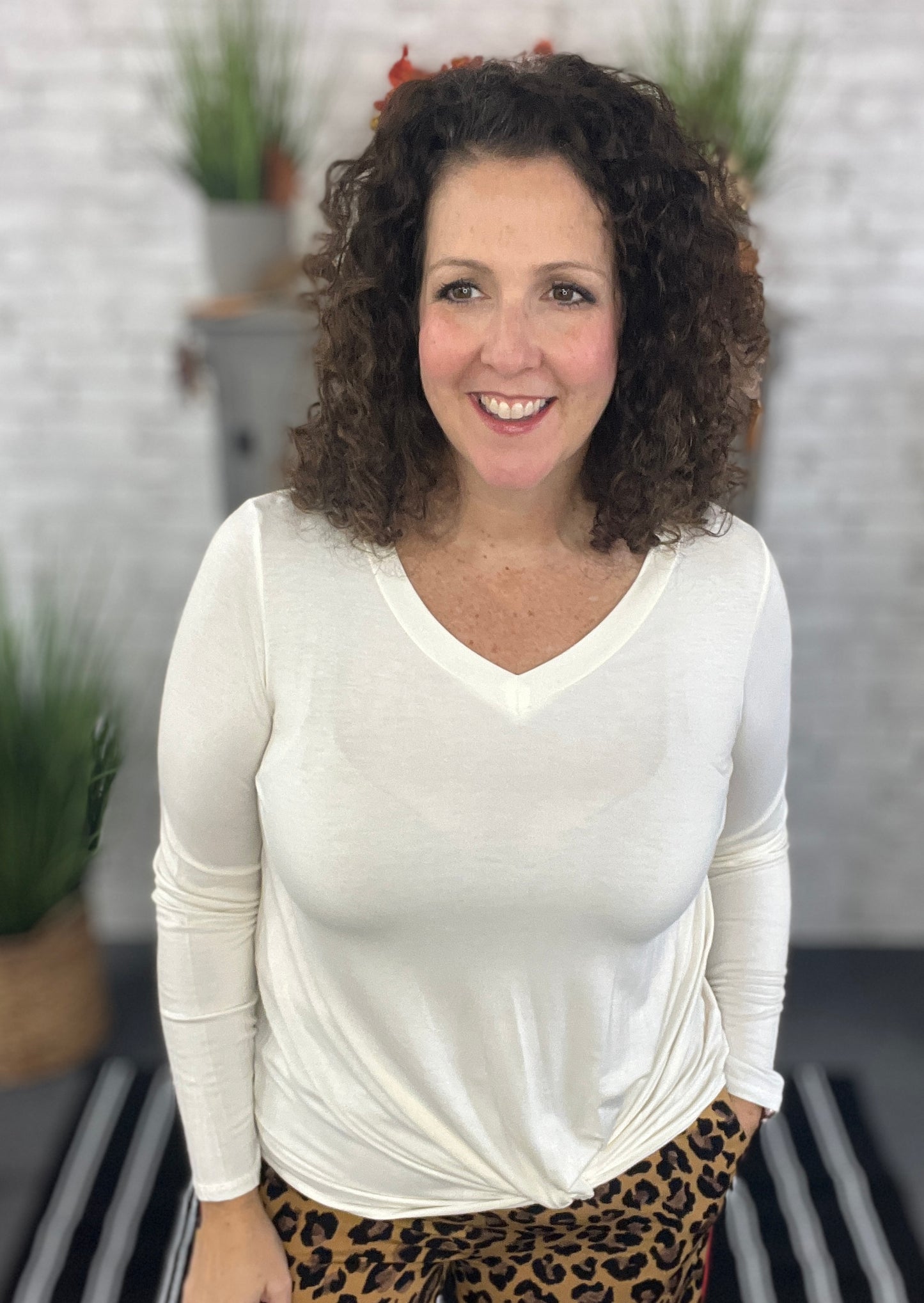 Knotted Front Basic Top