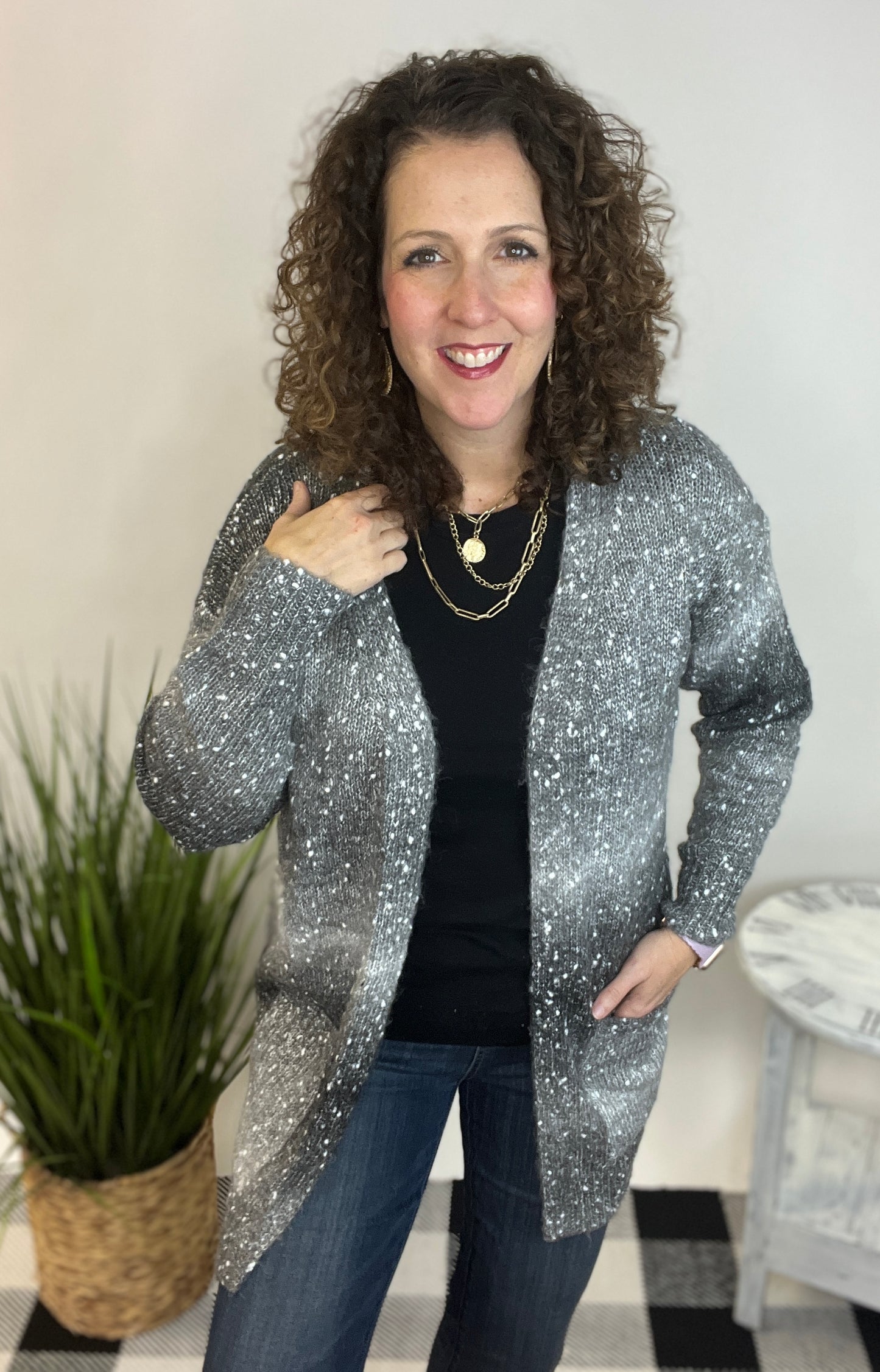 Confetti Ombre Cardigan