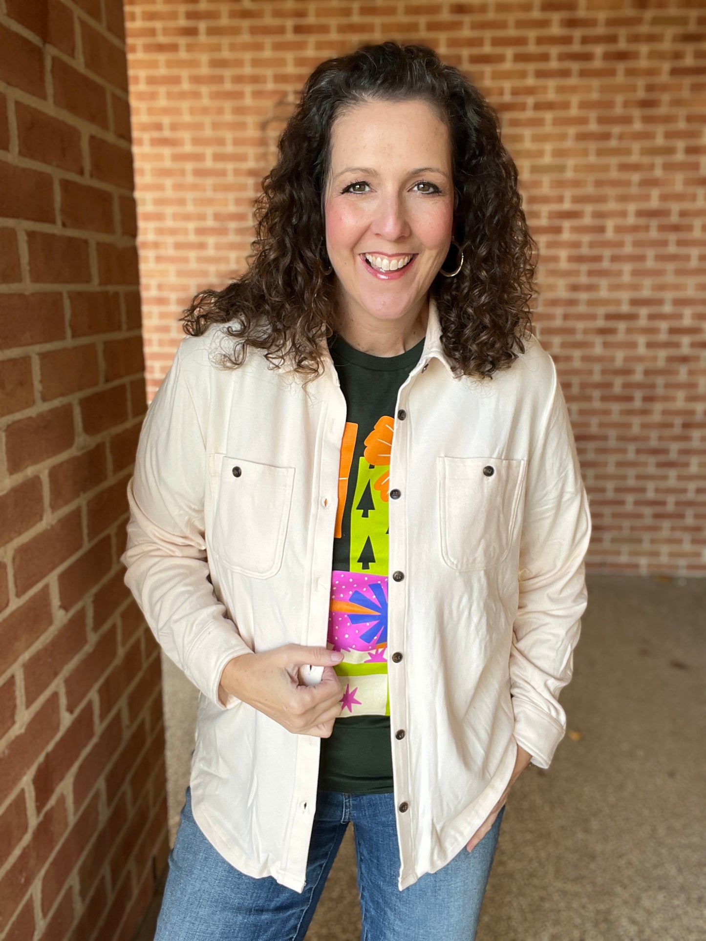 Ultra Soft Button Down Top