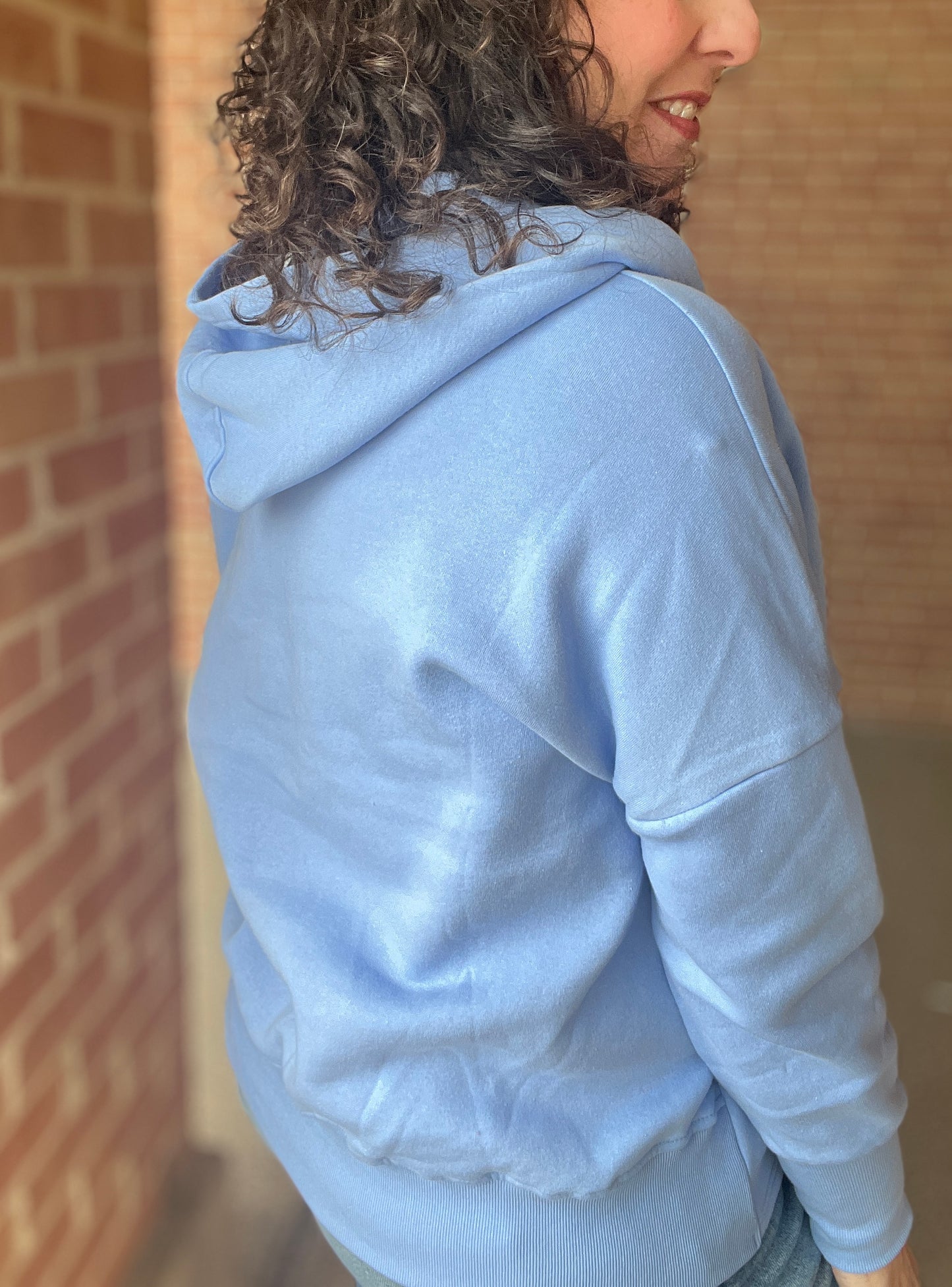 Fleece Half Snap Hooded Sweatshirts