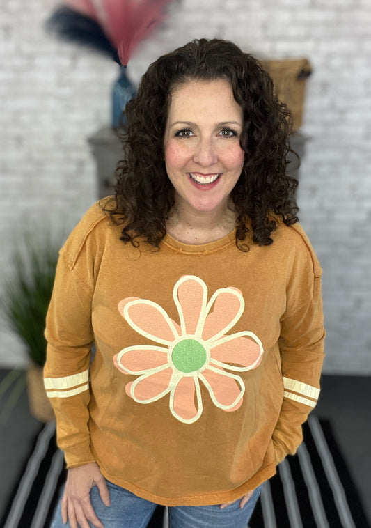Retro Daisy Sweatshirt