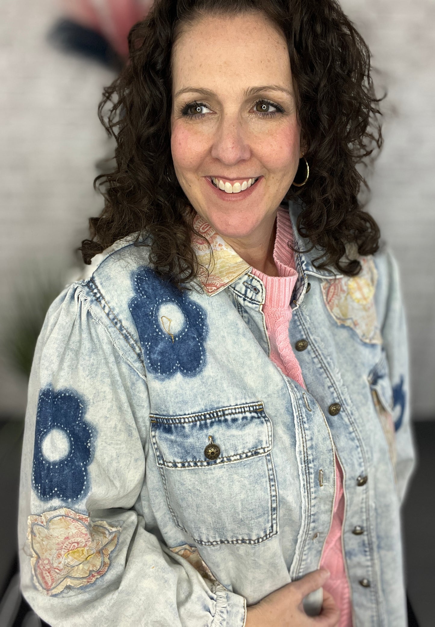 Patched & Embellished Lightweight Jacket