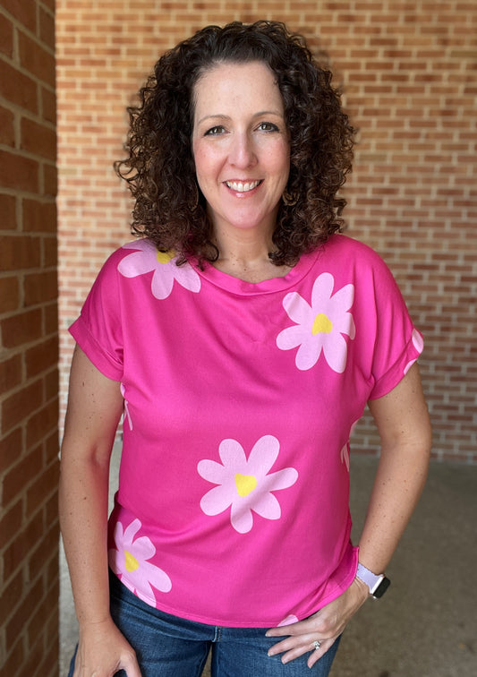 Bright Floral Top