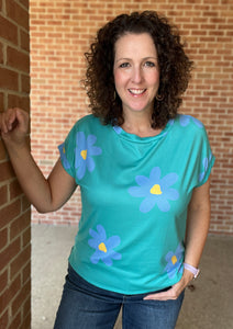 Bright Floral Top