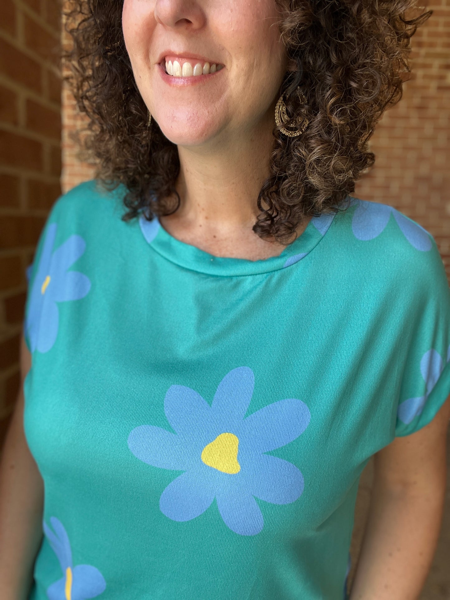 Bright Floral Top