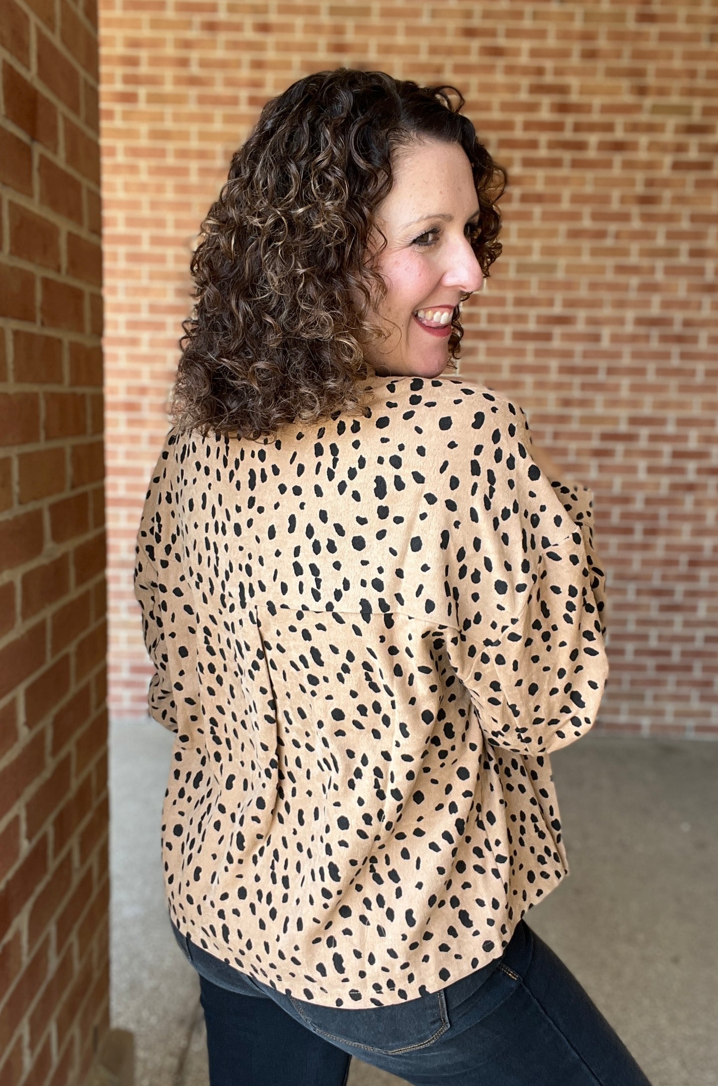 Dotty Print Jacket