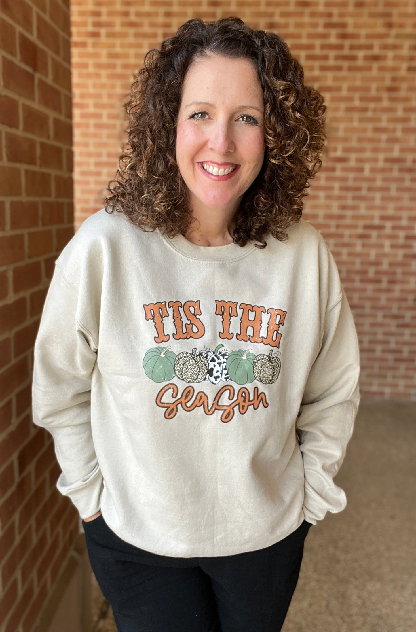 TIS THE SEASON LEOPARD PUMPKINS Sweatshirt