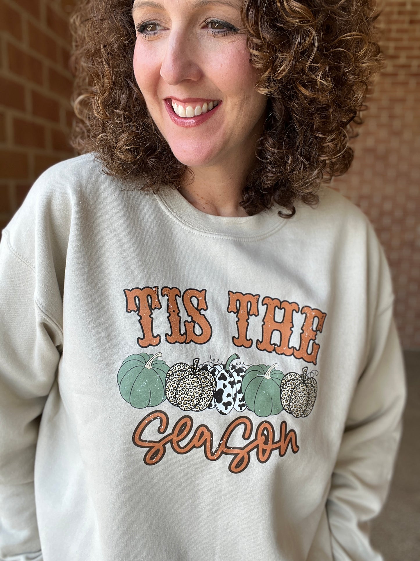 TIS THE SEASON LEOPARD PUMPKINS Sweatshirt