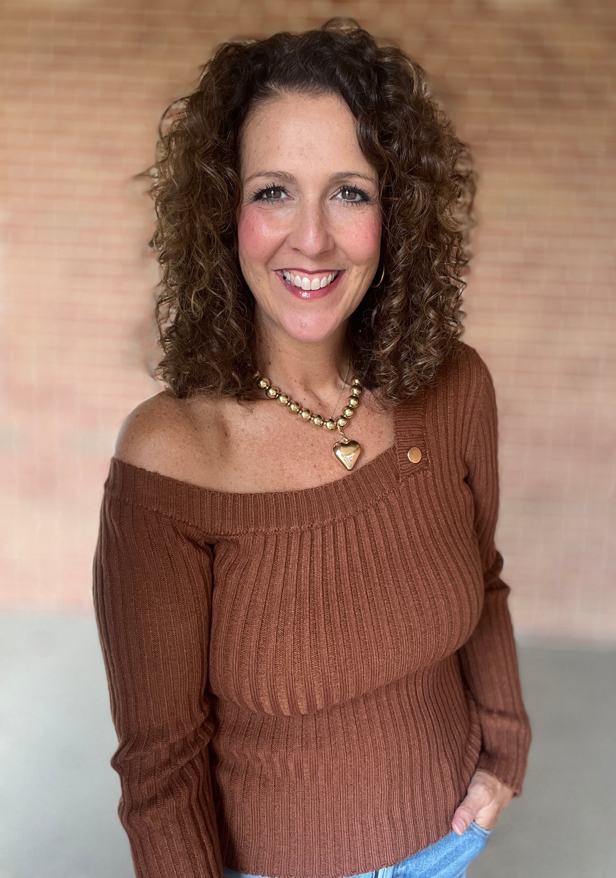 Asymmetrical Neckline Sweater