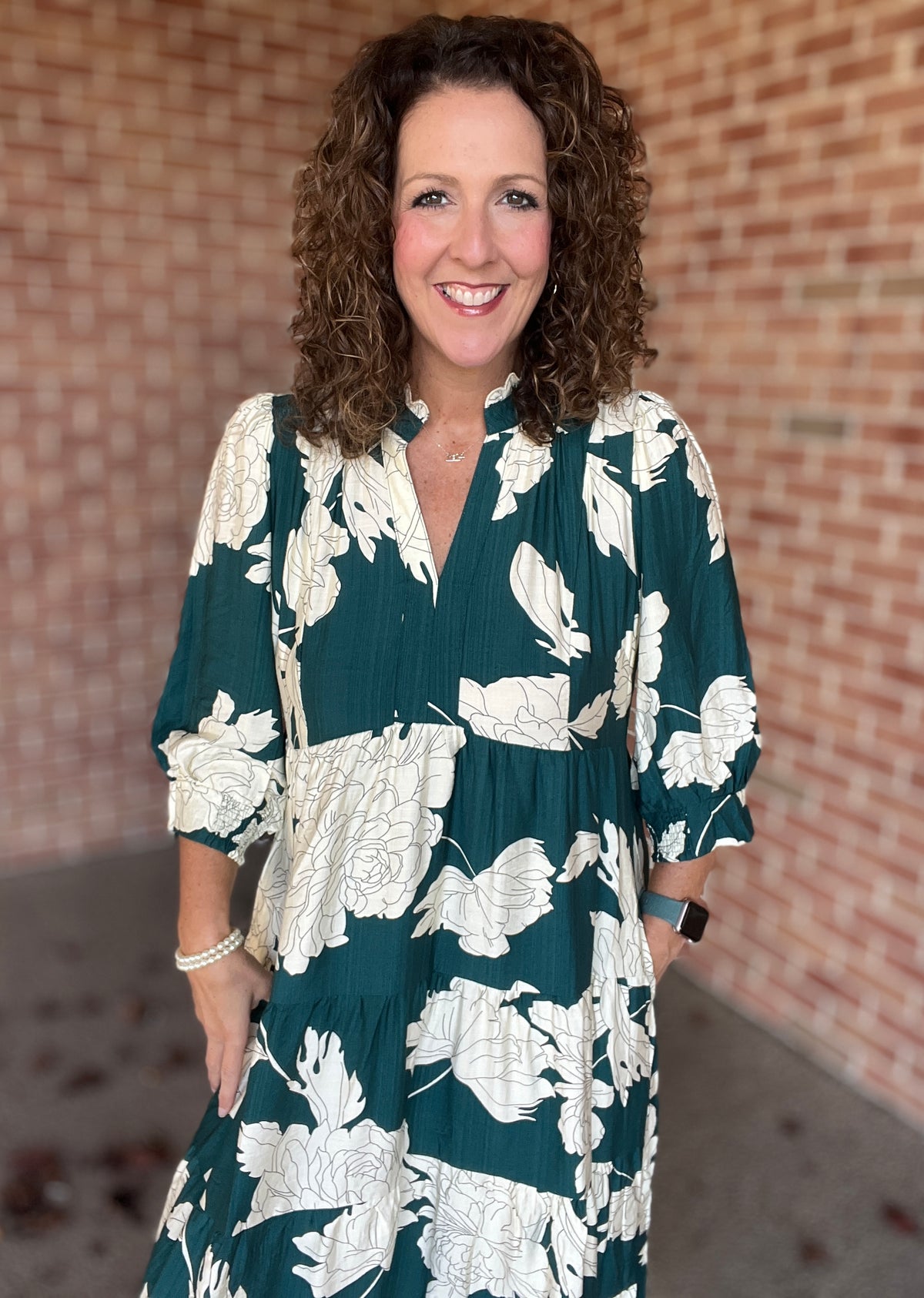 Floral Tiered Maxi Dress