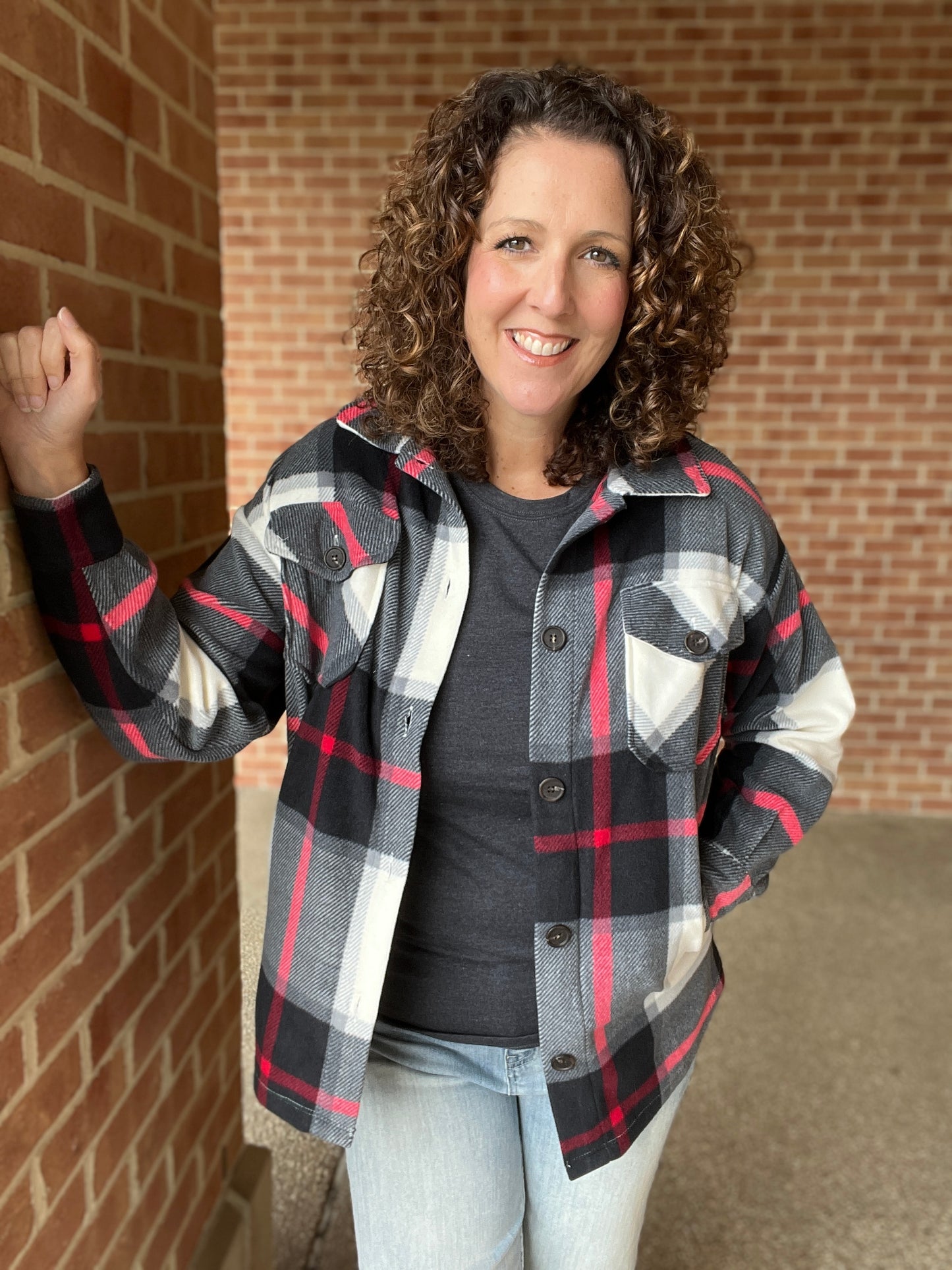 Cozy Plaid Fleece Shacket