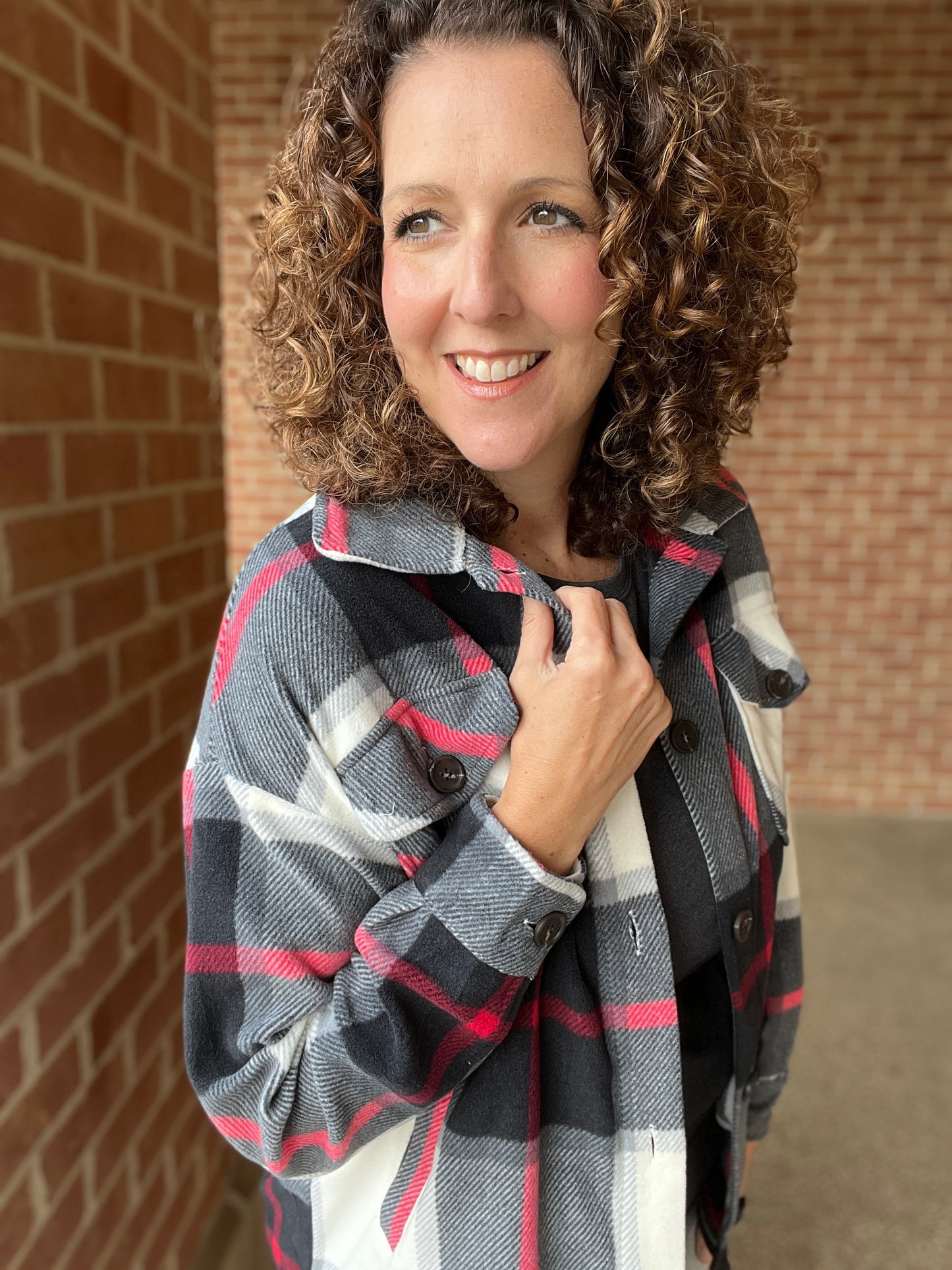 Cozy Plaid Fleece Shacket
