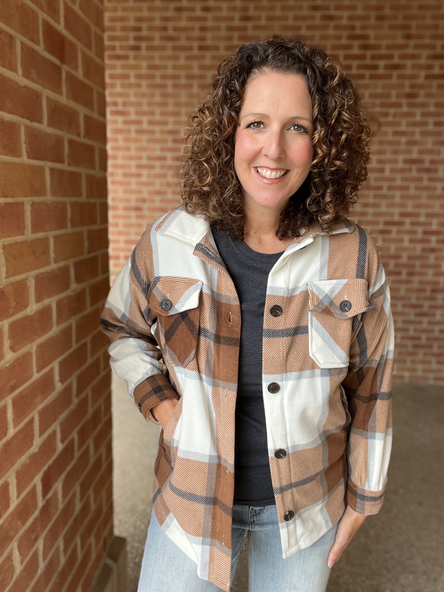 Cozy Plaid Fleece Shacket