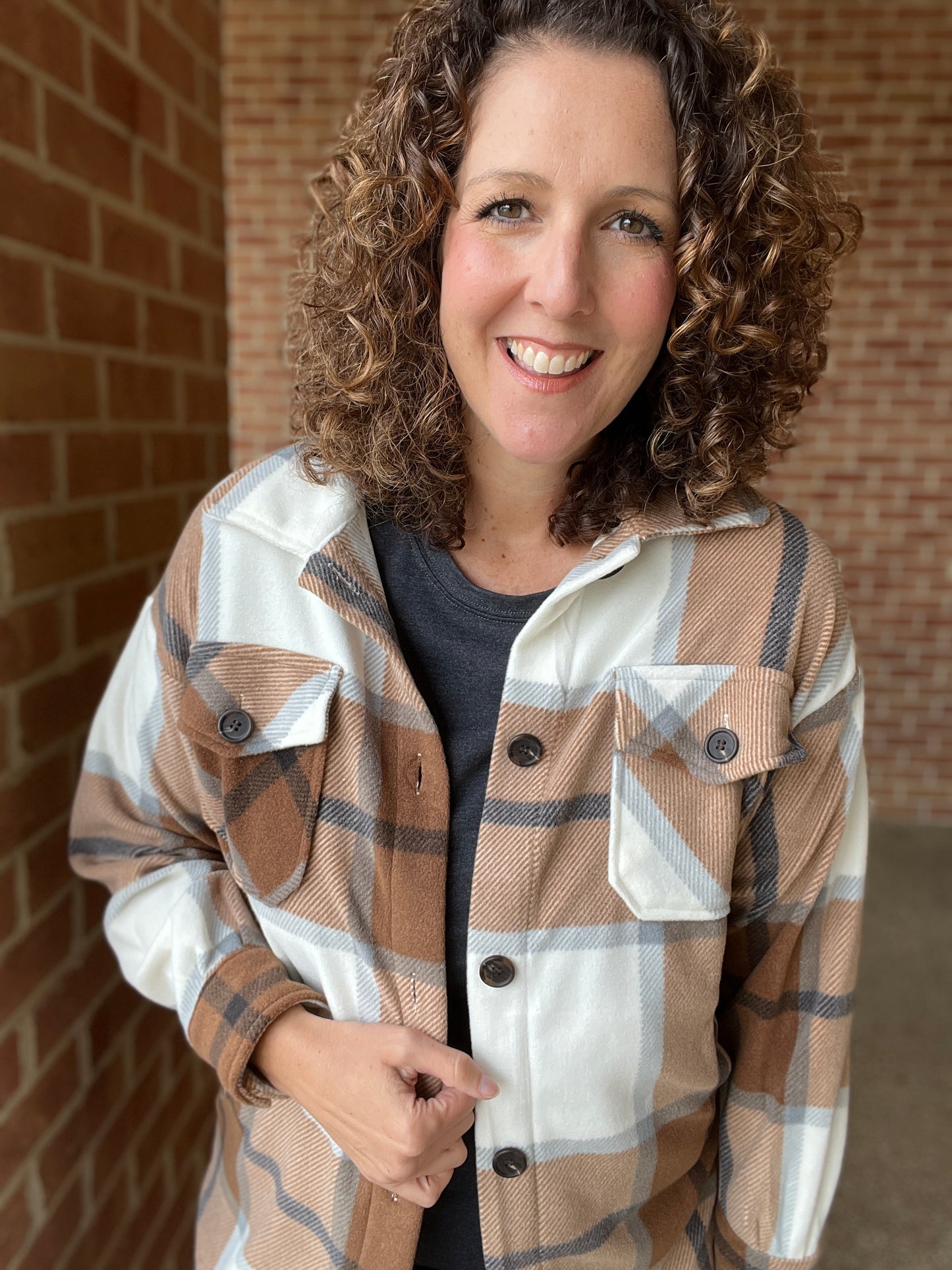 Cozy Plaid Fleece Shacket