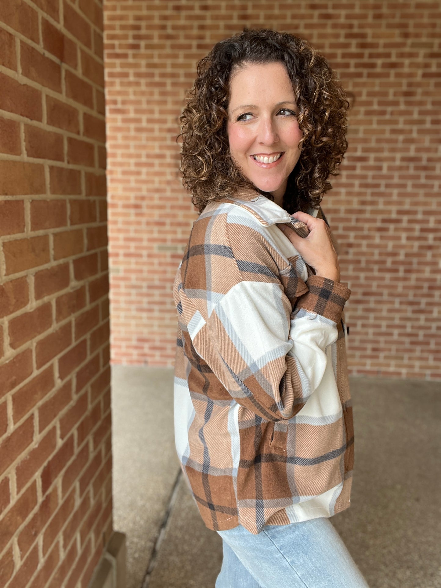 Cozy Plaid Fleece Shacket