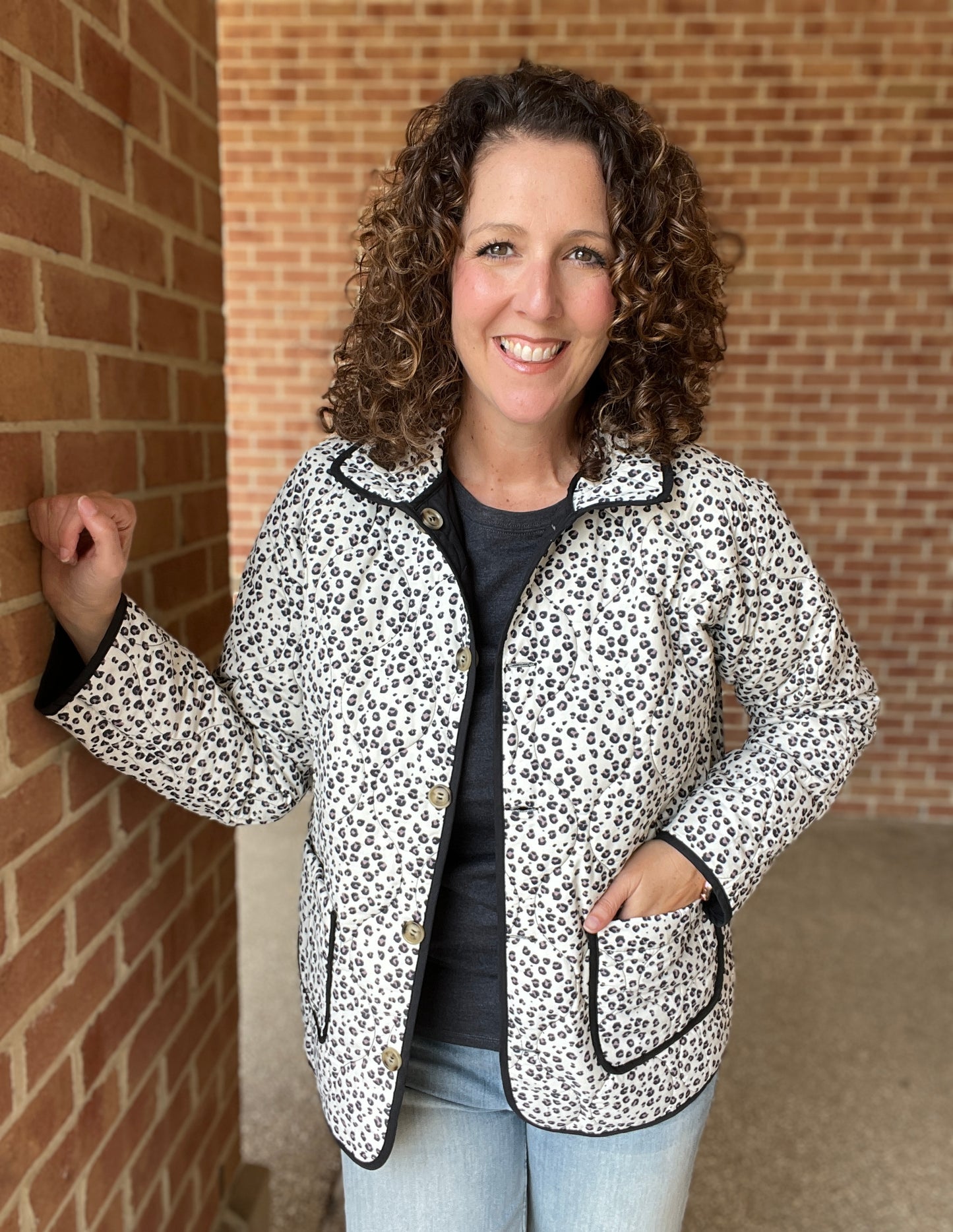 Reversible Animal Print Jacket