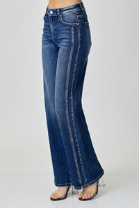 RISEN Side Seam Straight Jeans