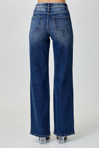 RISEN Side Seam Straight Jeans