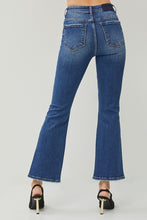 Load image into Gallery viewer, RISEN Dark Wash Ankle Flare Jeans