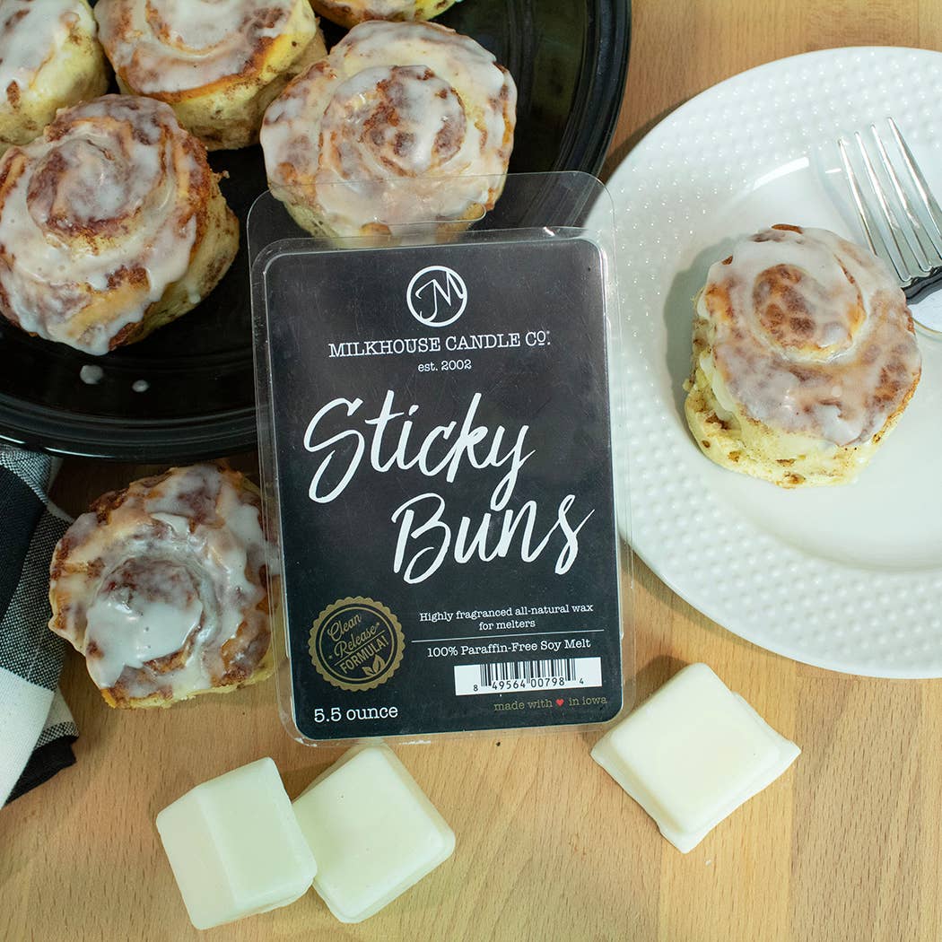 MILKHOUSE CANDLE CO - WAX MELTS: STICKY BUNS