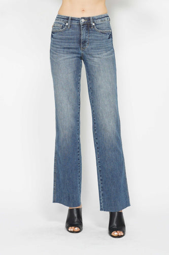 JUDY BLUE Tummy Control Vintage Straight Jeans