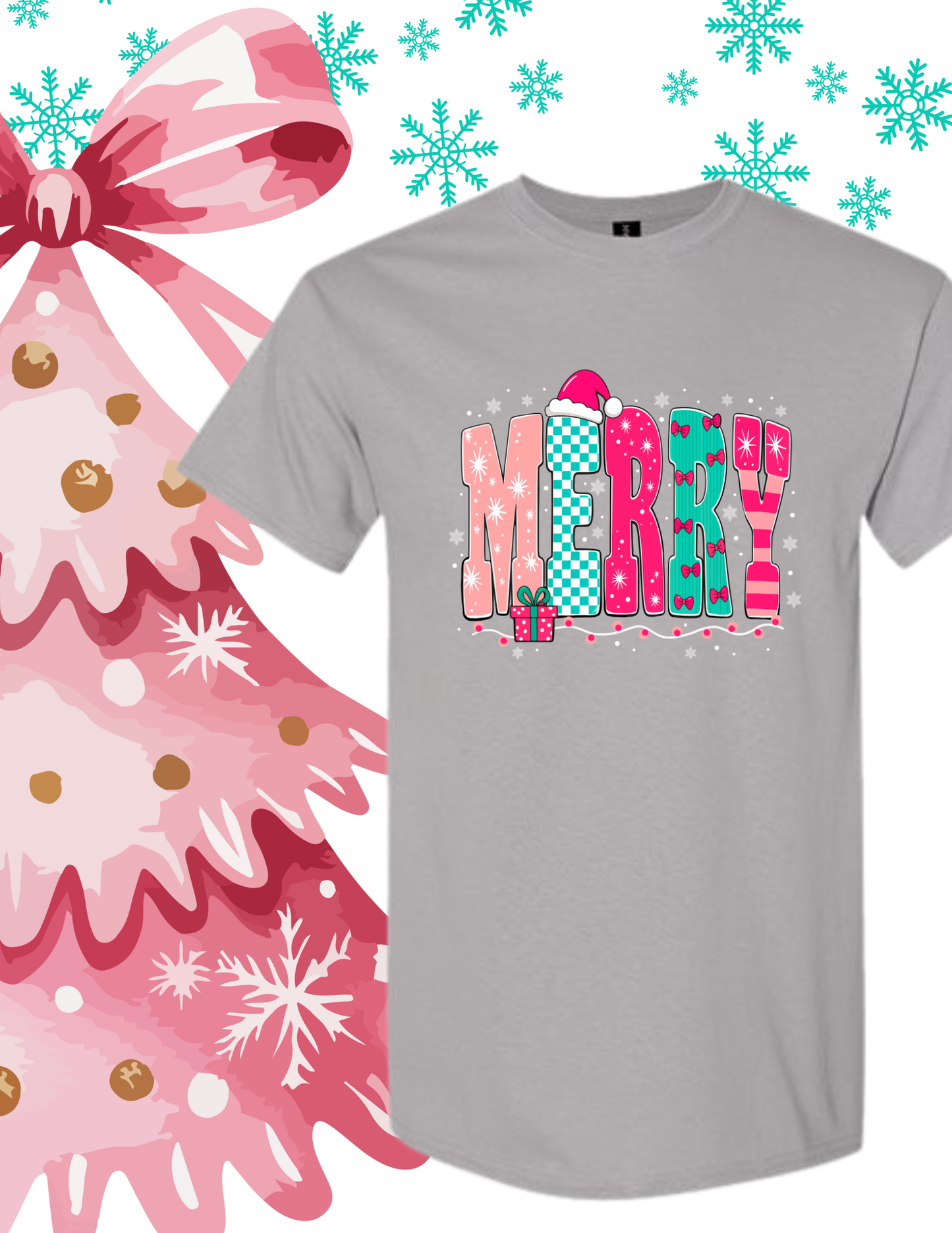 COLORFUL MERRY Graphic Tee