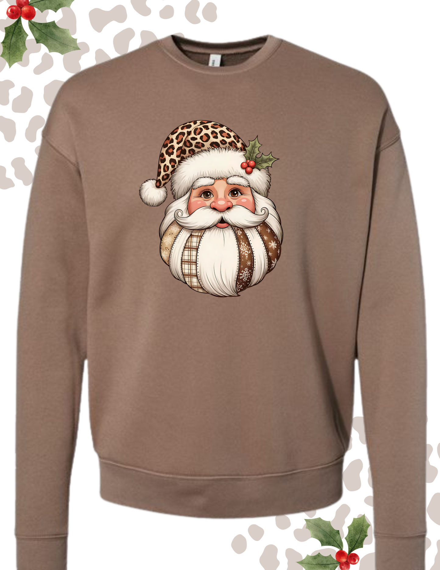 BROWN SANTA Graphic Sweatshirt