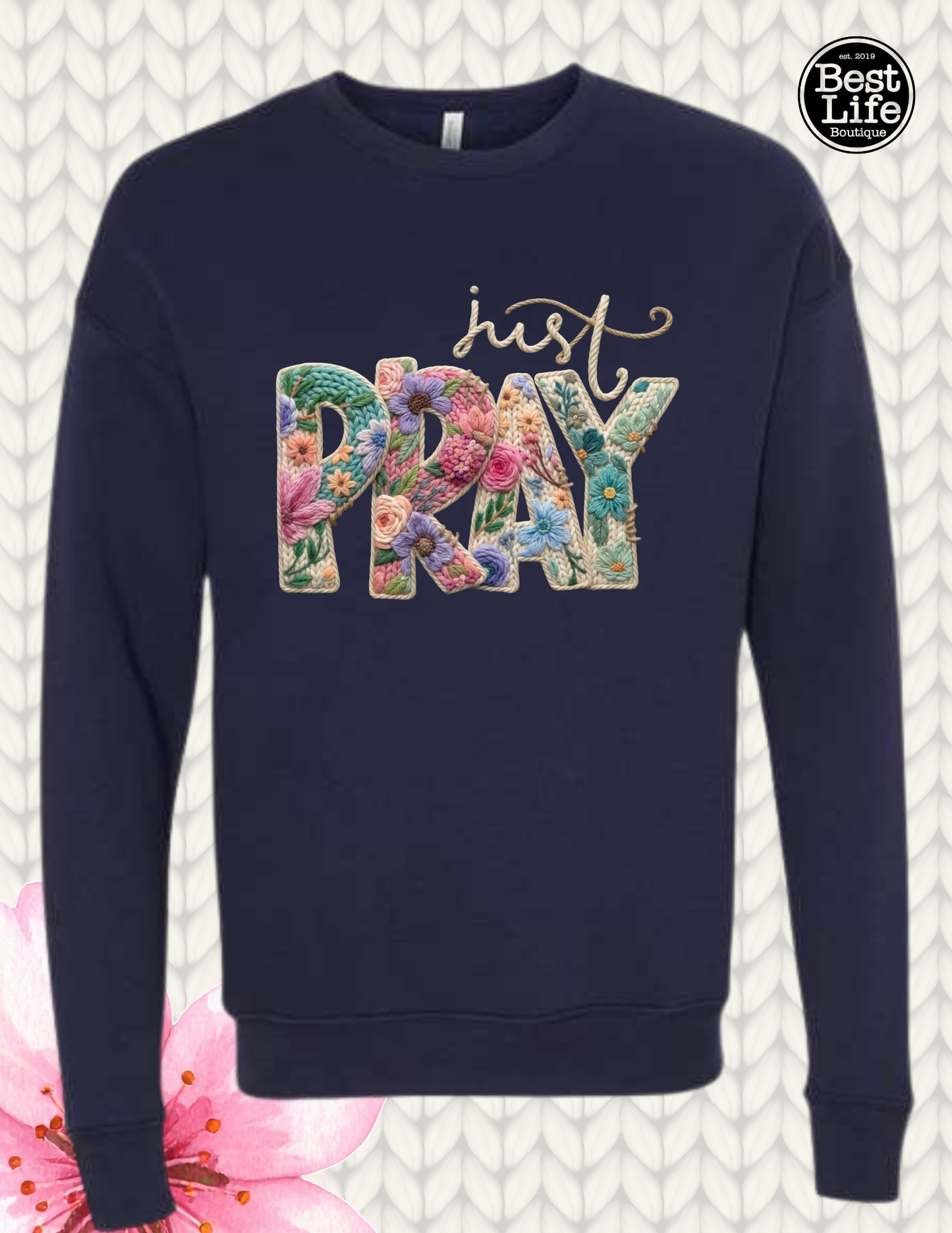 JUST PRAY Graphic Sweatshirt