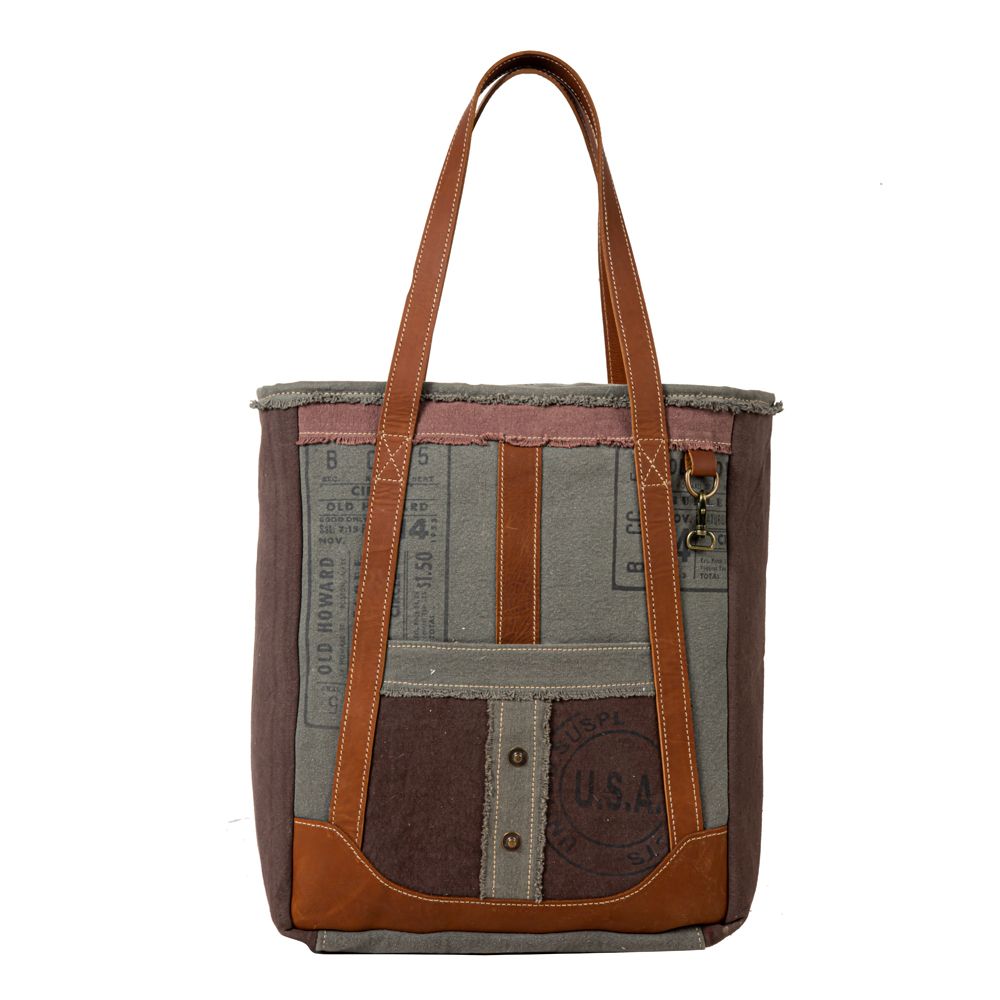 MYRA - Hamilton Trimmed Tote Bag