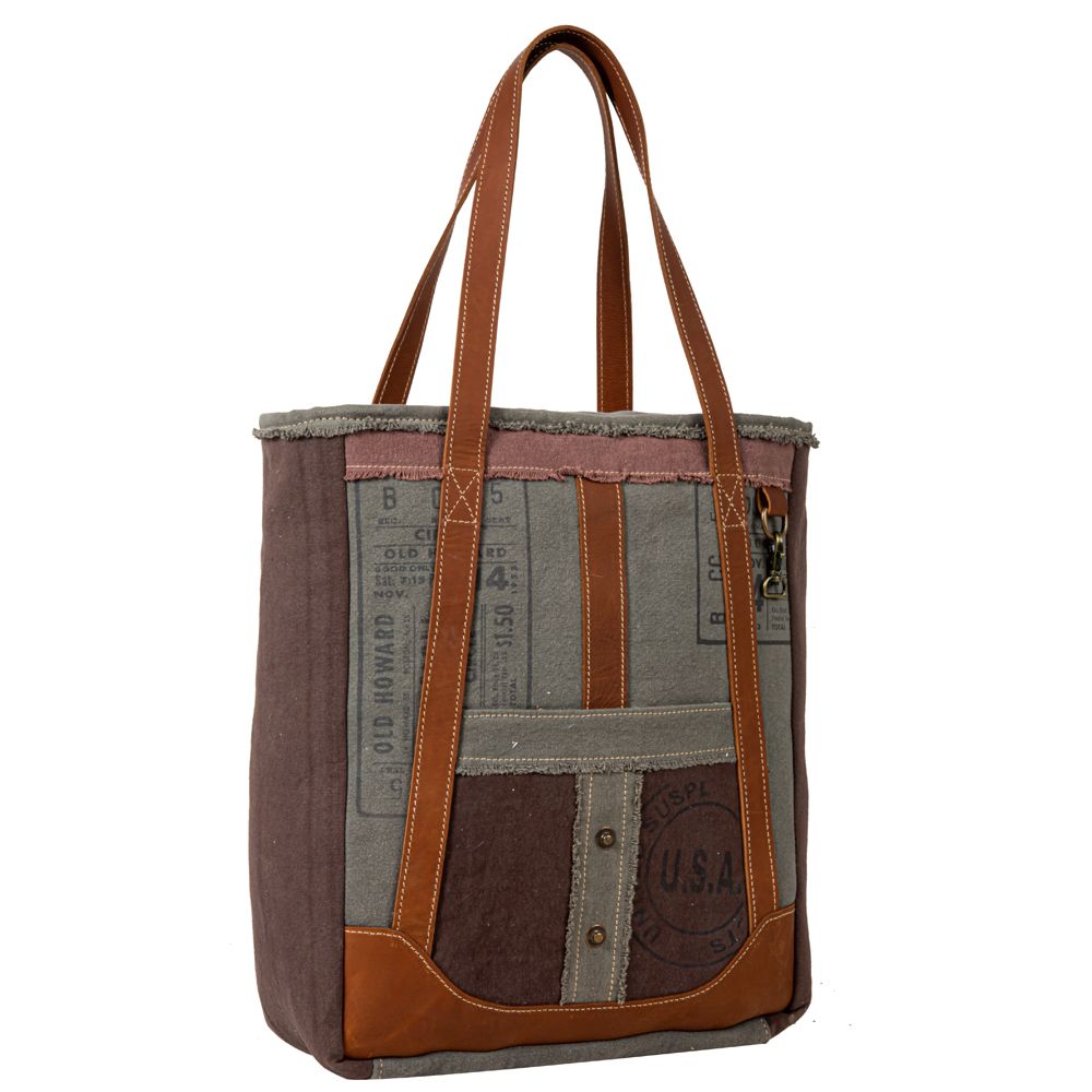 MYRA - Hamilton Trimmed Tote Bag