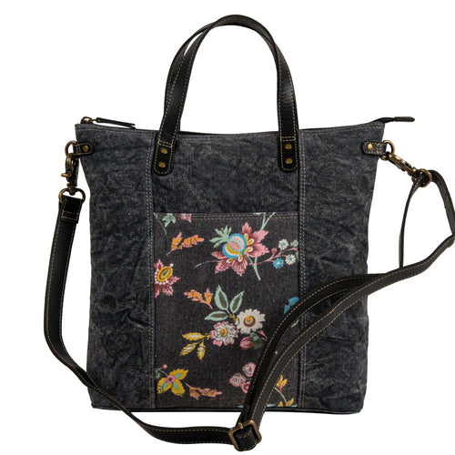 MYRA - Cavender Floral Canvas Tote Bag
