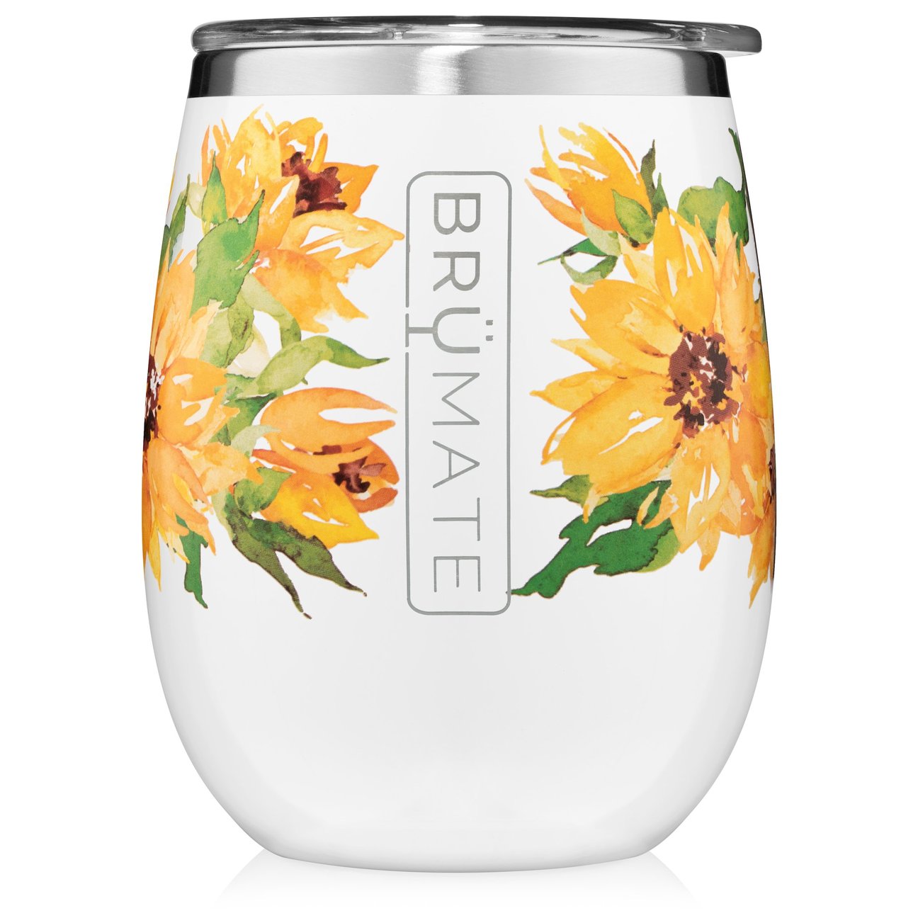 BruMate Uncork'd Wine Tumbler - SUNFLOWER